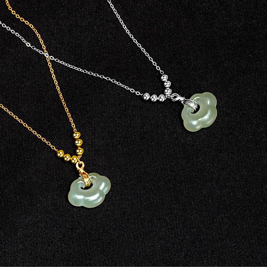 Fengshui Ru Yi Jade Necklace - FengshuiGallary