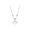 Fengshui Wealth Lock Moonstone Pendant Necklace - FengshuiGallary