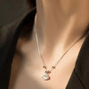 Fengshui Wealth Lock Moonstone Pendant Necklace - FengshuiGallary