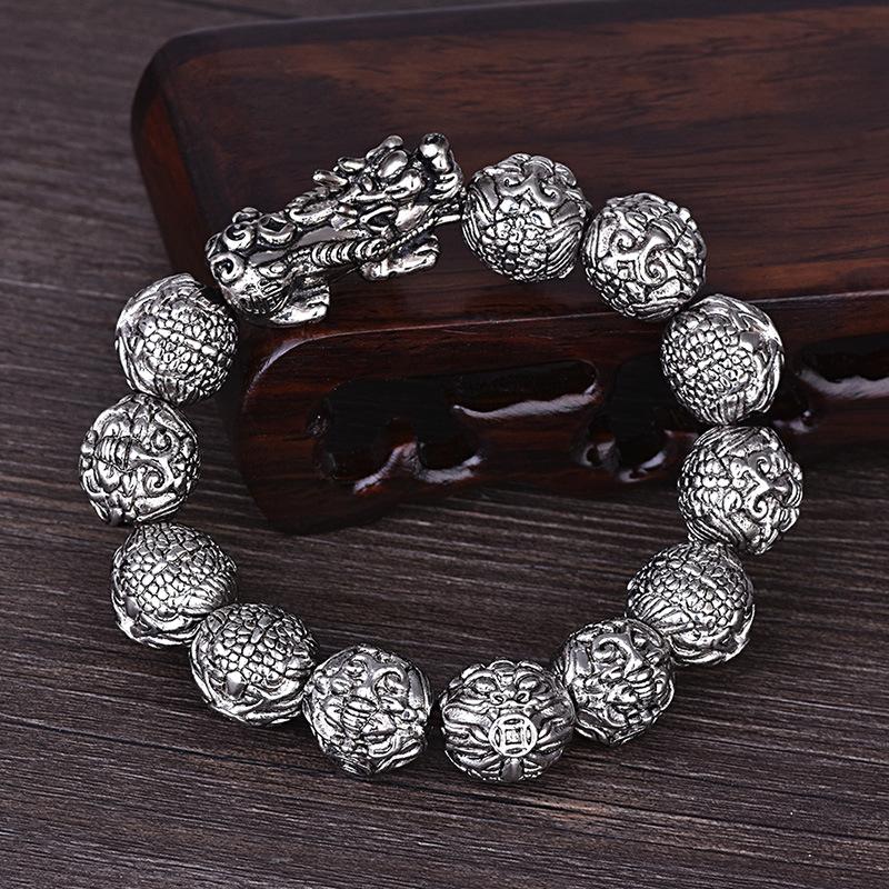 Fortune & Luck 925 Silver Pixiu Bracelett - FengshuiGallary
