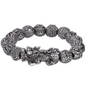 Fortune & Luck 925 Silver Pixiu Bracelett - FengshuiGallary