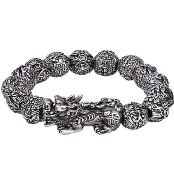 Fortune & Luck 925 Silver Pixiu Bracelett - FengshuiGallary