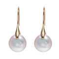 Fortune & Luck Pearl Drop Gold Earring - FengshuiGallary