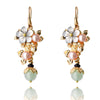 Fortune & Luck Pearl Green Jade Lucky Earring - FengshuiGallary