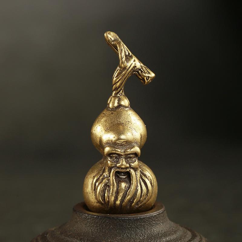 Gold Of Calabash Auto Key Pendant - FengshuiGallary