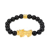 Gold Pixiu Garnet Beads Feng Shui Wealth Bracelet 2021 New Edition - FengshuiGallary