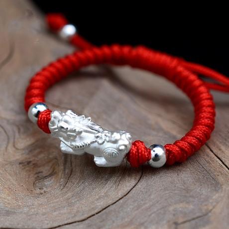 Gold Pixiu Lucky Rope Baby Bracelet - FengshuiGallary