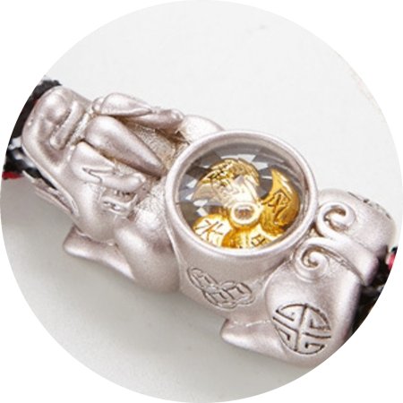 Gold Pixiu Lucky Rotatable Windmill Wealth Bracelet - FengshuiGallary