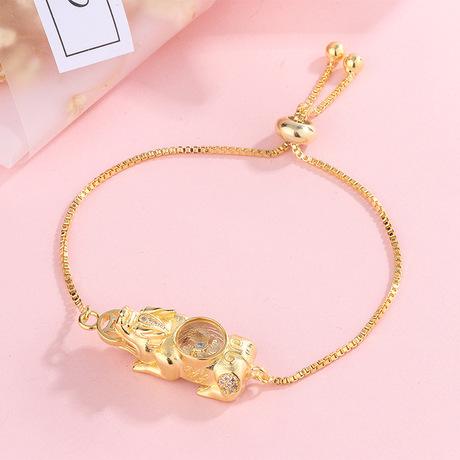 Gold Pixiu Rotatable Windmill Lucky Bracelet - FengshuiGallary