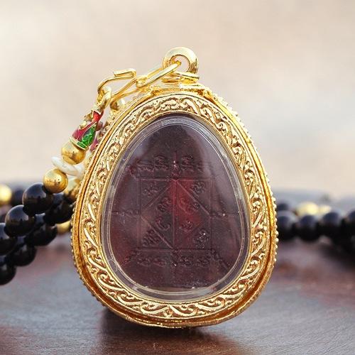 Gold Thai God Of Wealth Buddha Amulet Pendent - FengshuiGallary