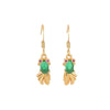 Goldfish Green Jade Wealth Earrings - FengshuiGallary