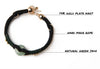 Green Jade 14k Gold Knot Lucky Rope Wealth Bracelet - FengshuiGallary