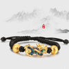 Hand Knitted Lucky Red Rope Color Changing Pixiu Bracelet - FengshuiGallary