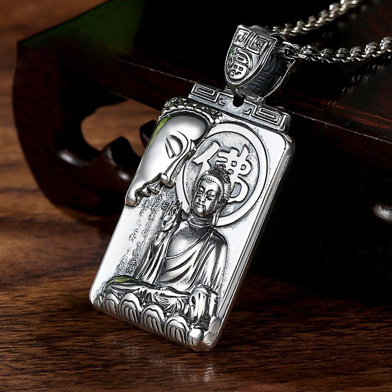 Heart Sutra Buddhist Lucky Pendant Necklace - FengshuiGallary