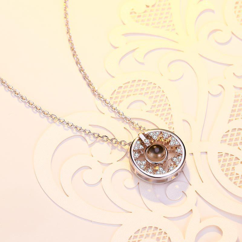 I MISS YOU (Natural Gray Moon Stone Healing Necklace) - FengshuiGallary