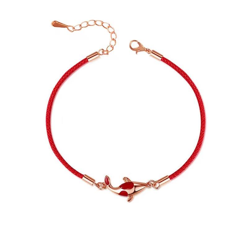 Koi Fish Red String Bracelet - FengshuiGallary