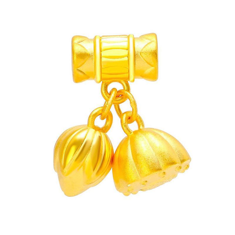 Lotus Bracelet-Green Jade Bead - FengshuiGallary