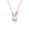 Lucky Bunny Pearl Silver Necklace - FengshuiGallary