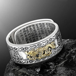 Lucky Feng Shui Pixiu Wealth & Protection Ring(Adjustable) - FengshuiGallary