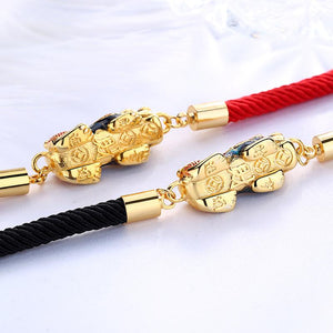 Lucky Rope Changing Color Pixiu Bracelet - FengshuiGallary