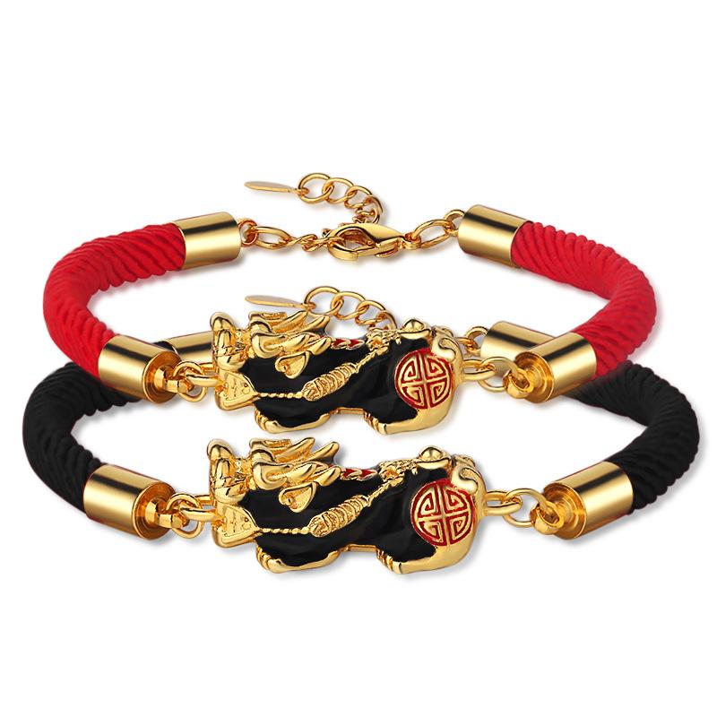 Lucky Rope Changing Color Pixiu Bracelet - FengshuiGallary