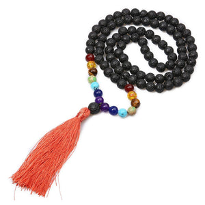 Mala 108 Beads Bracelet-7 Chakra Healing - FengshuiGallary