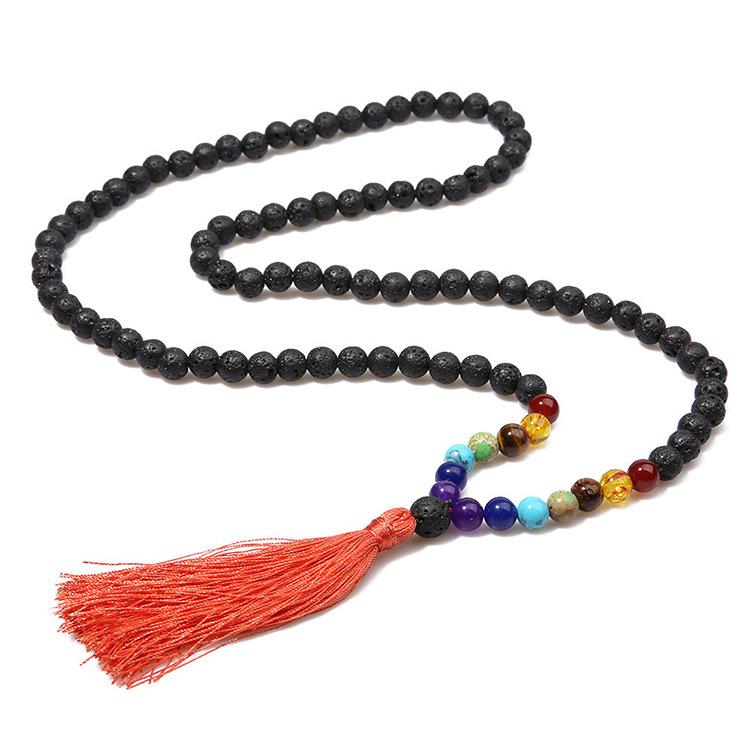 Mala 108 Beads Bracelet-7 Chakra Healing - FengshuiGallary