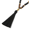 Mala 108 Beads Necklace-Tiger`s Eye Stone - FengshuiGallary