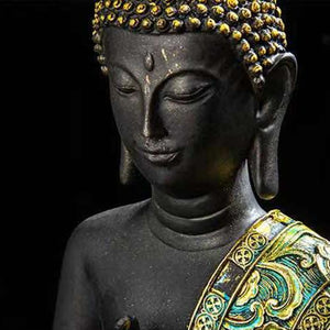 Meditative Thai Buddha Statue - FengshuiGallary