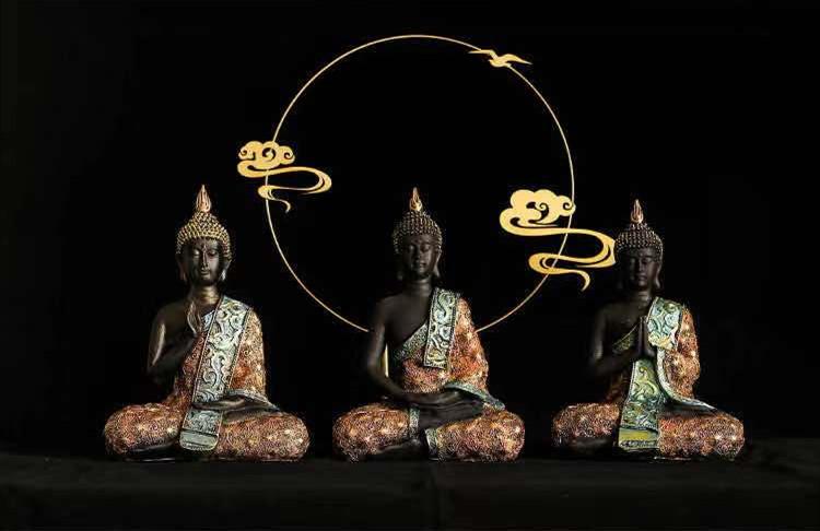 Meditative Thai Buddha Statue - FengshuiGallary