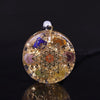 Mix Rainbow Crystal Orgonite Chakra Reiki Healing Pendant Necklace - FengshuiGallary
