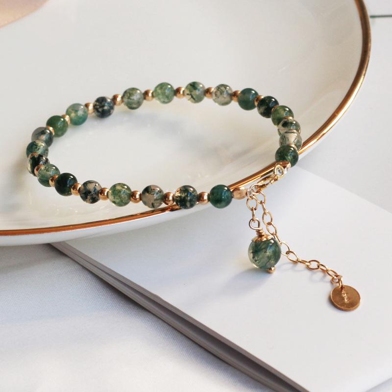 Moss Agate Healing Bracelet - FengshuiGallary