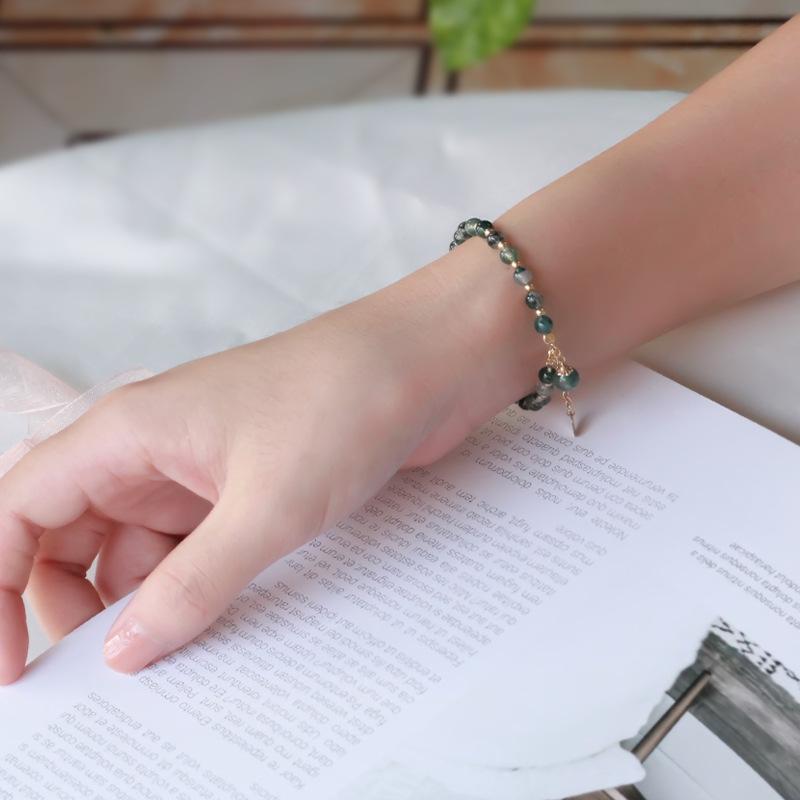 Moss Agate Healing Bracelet - FengshuiGallary