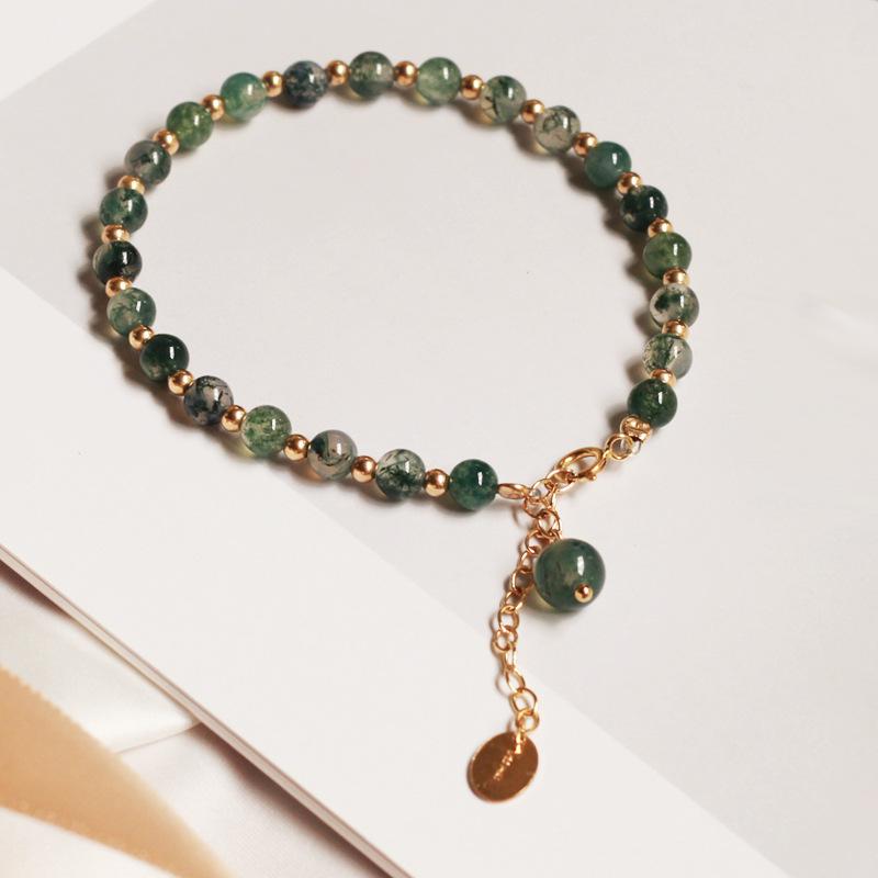Moss Agate Healing Bracelet - FengshuiGallary
