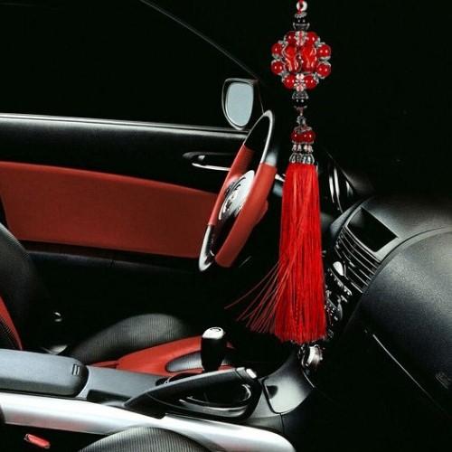 Natural Agate Pixiu Lucky Car Pendant - FengshuiGallary