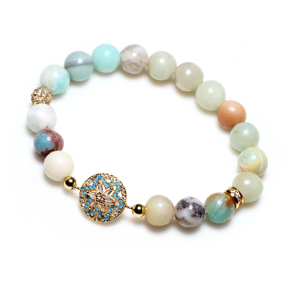 Natural Amazon Stone Healing Bracelet - FengshuiGallary