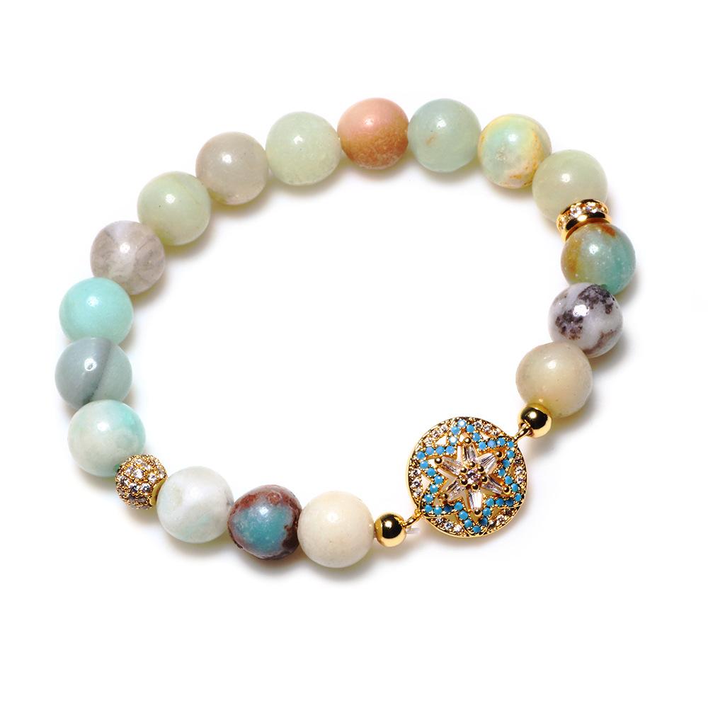 Natural Amazon Stone Healing Bracelet - FengshuiGallary