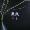 Natural Amthyst Earrings - FengshuiGallary