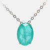 Natural Blue Zircon Crystal Healing Pendant Necklace - FengshuiGallary