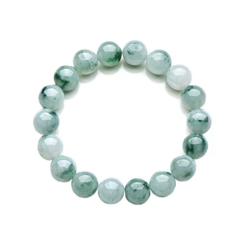 Natural Burmese Jade Beads Lucky Bracelet - FengshuiGallary