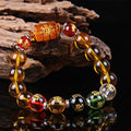 Natural Citrine Five Element God Of Wealth Bracelet - FengshuiGallary