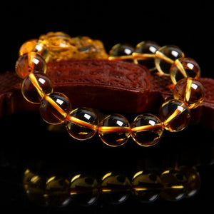 Natural Citrine Pixiu Wealth Bracelet - FengshuiGallary