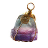 Natural Fluorite Lucky Pendant - FengshuiGallary