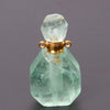Natural Green Fluorite Perfume Bottle Healing Pendant - FengshuiGallary