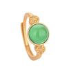 Natural Green Jade Feng Shui Wealth Ring - FengshuiGallary
