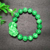 Natural Green Jade Fortune Pixiu Bracelet - FengshuiGallary