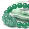 Natural Green Jade Wealth Pixiu Bracelet - FengshuiGallary