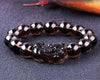 Natural Ice Black Obsidian Pixiu Healing Bracelet - FengshuiGallary