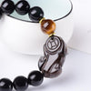 Natural Ice Obsidian Pixiu Wealth Of God Bracelet - FengshuiGallary