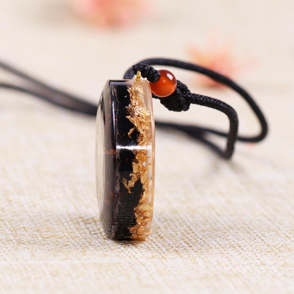 Natural Obsidian Chakra Healing Energy Pendant - FengshuiGallary